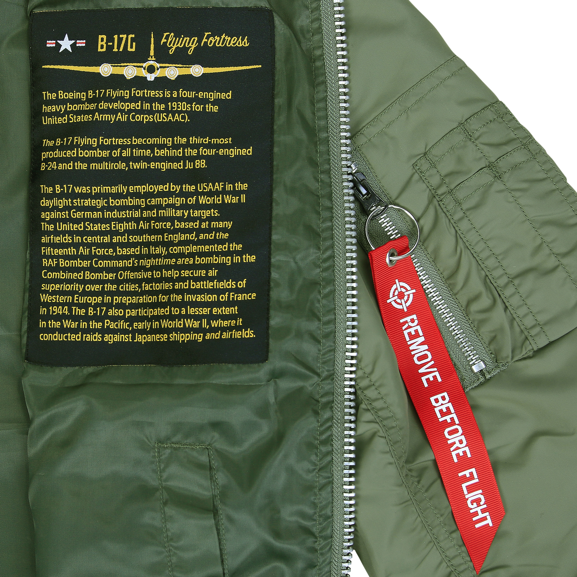 KURTKA MA1 BOMBER JACKET - obrazek 3